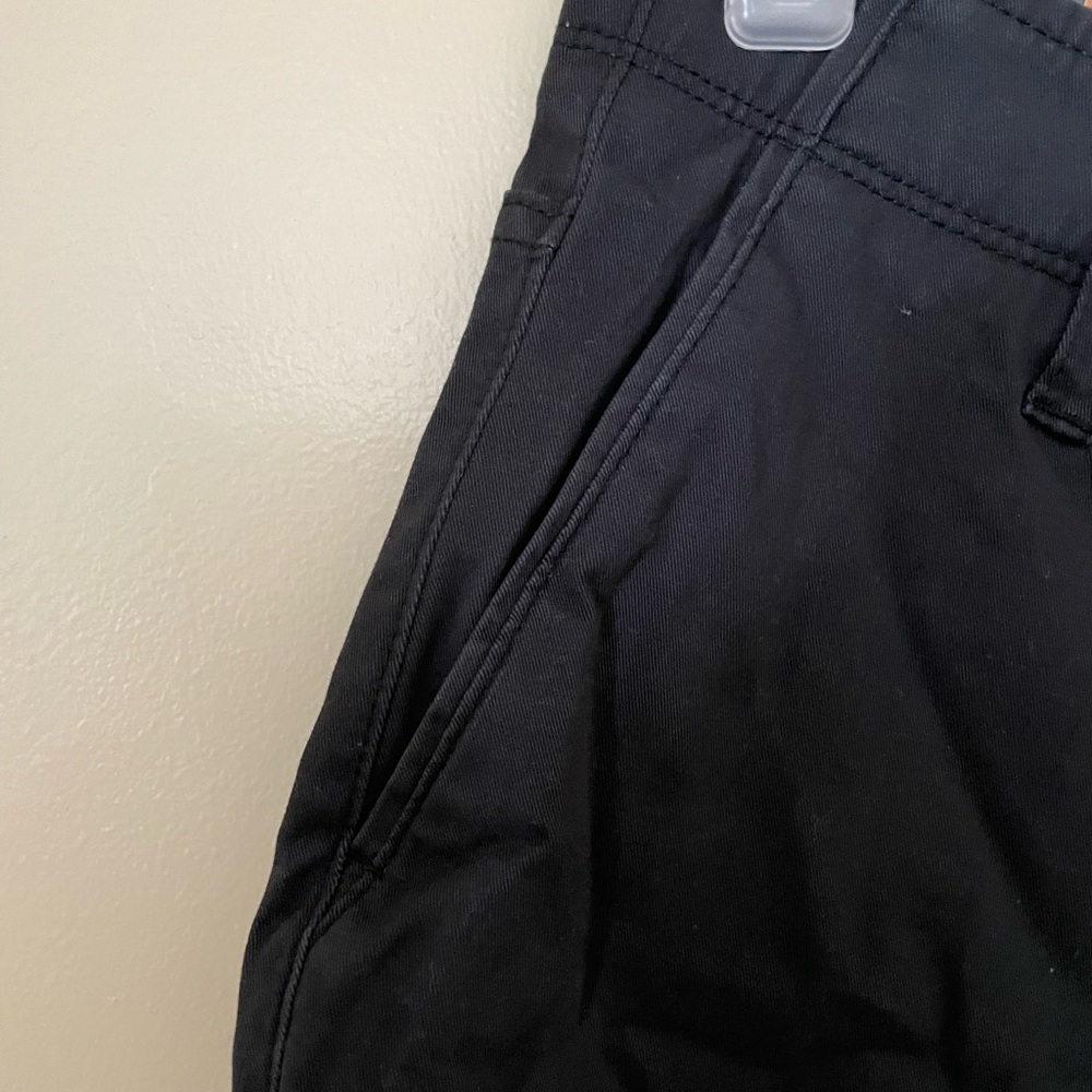 Sz 32 chino Denver Hayes Men's 8 Inch Linen Stretch Short Men's black Shorts - Picture 14 of 15